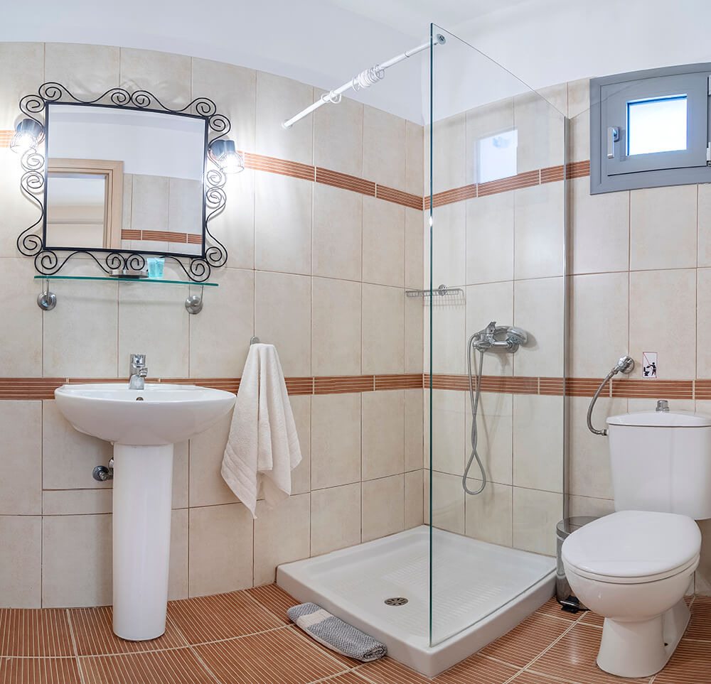 Armenistis apartments - bathroom