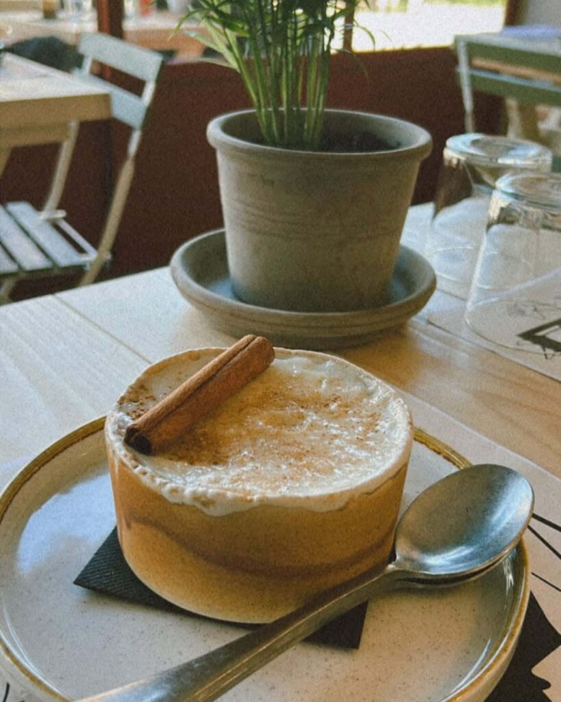 Rice pudding with vanilla and cinnamon