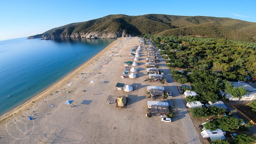 Thalatta Camping Sithonia Greece morning