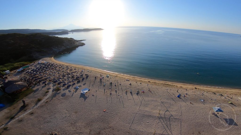 Thalatta Camping Sithonia Greece morning sunrise