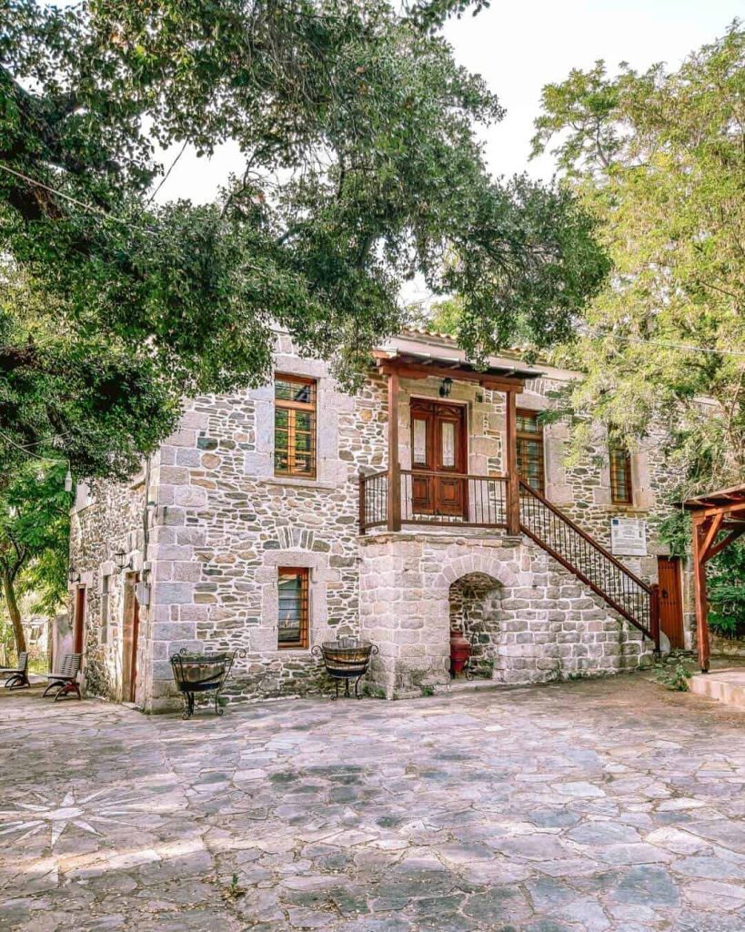 Parthenonas village Sithonia Greece