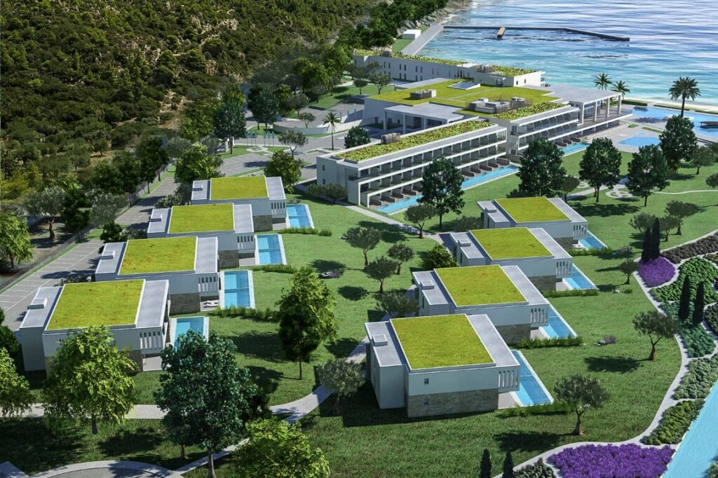 New luxury hotel on Agios Ioannis beach