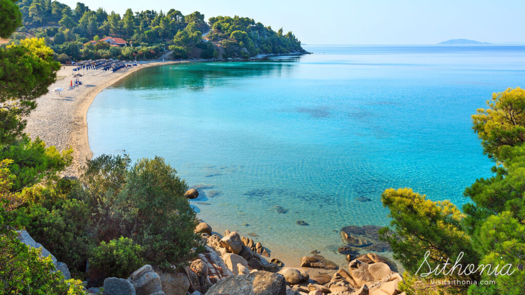 elia beach sithonia greece