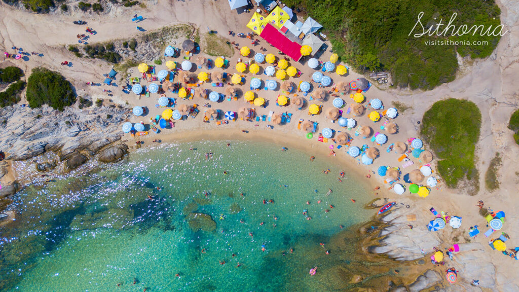 orange beach kavurotripes sithonia greece