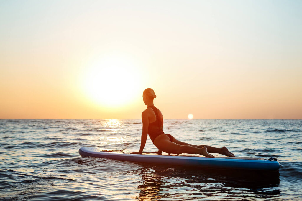 sithonia SUP yoga health sunset greece