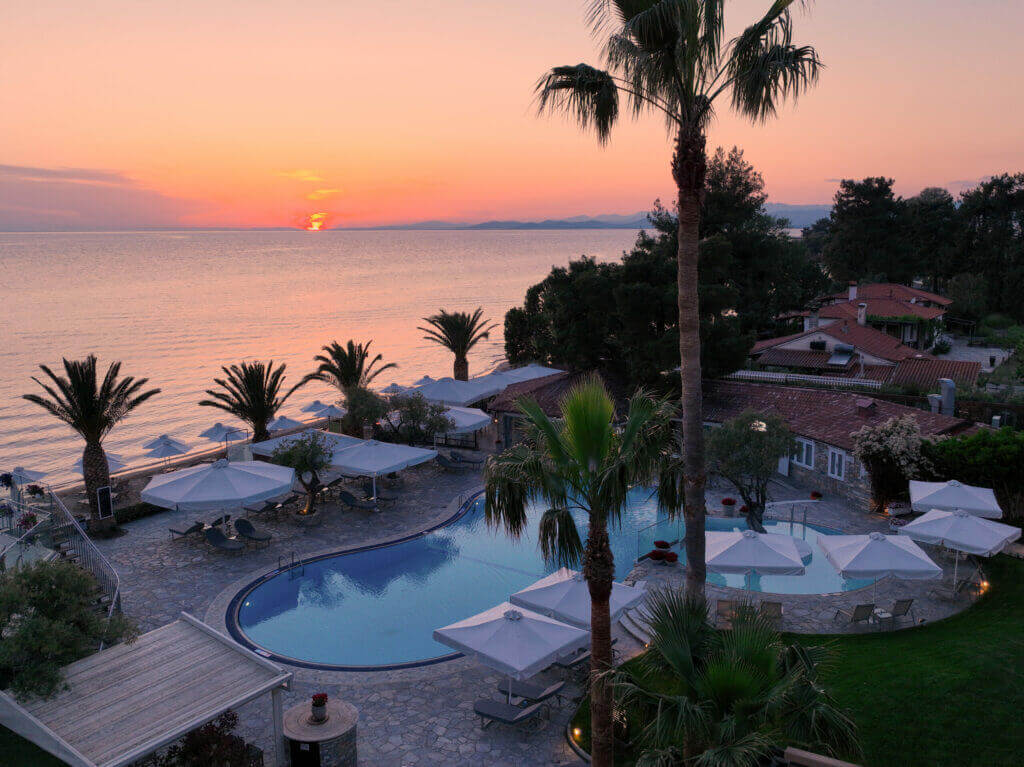 Anthemus Sea Beach Hotel & Spa - sunset