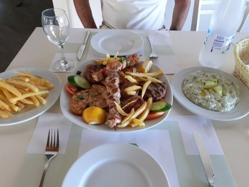 Krotiri Resort - Greek food - Sithonia Greece