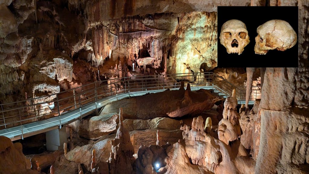 Petralona Cave, a site of ancient human habitation in Halkidiki