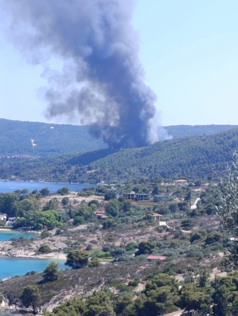 Wildfire Emergency in Vourvourou, July 2, 2025 