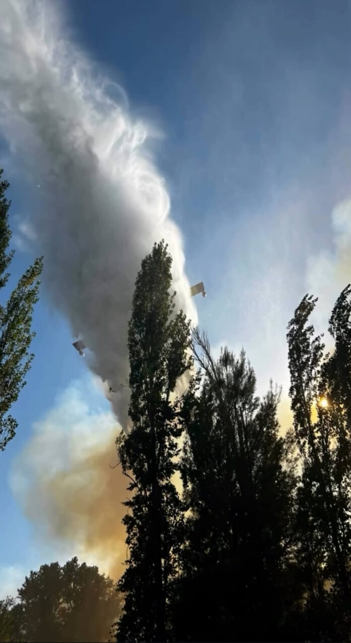 Wildfire in Lagomandra, Sithonia – September 7, 2025